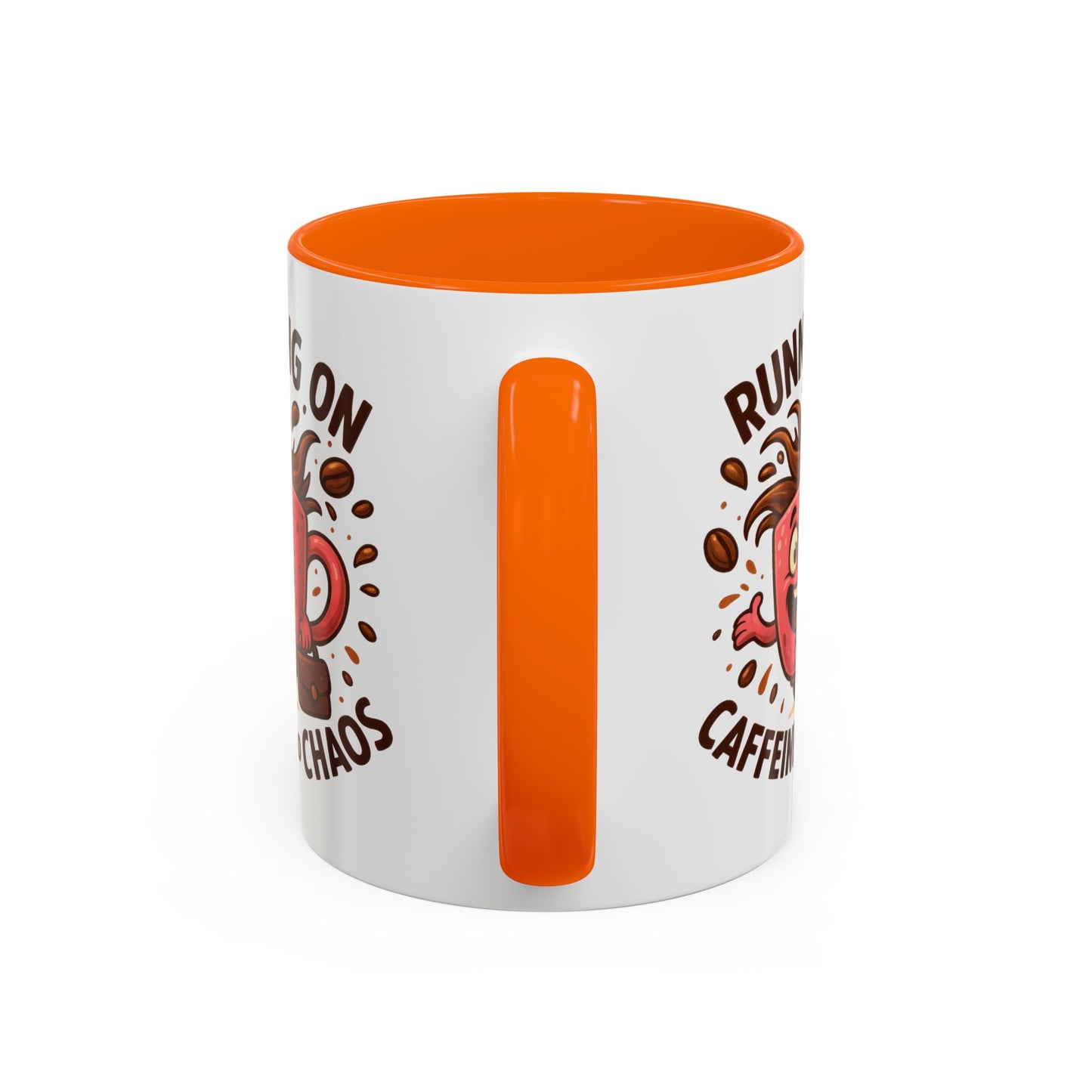 Humor Mug - Running On Caffeine and Chaos