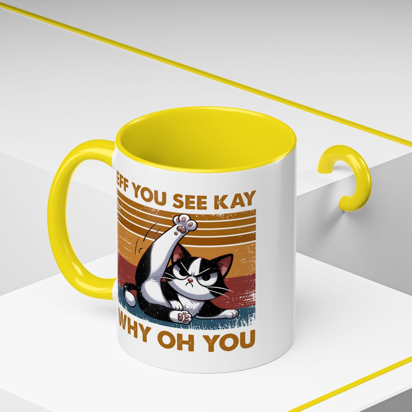 Adult Mug - Eff You See Kay Why Oh You Cat