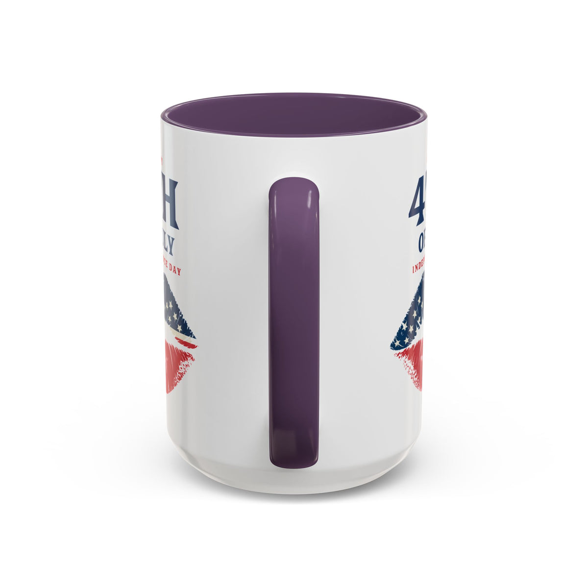 4th of July Mug - Happy 4th of July Flag Lips