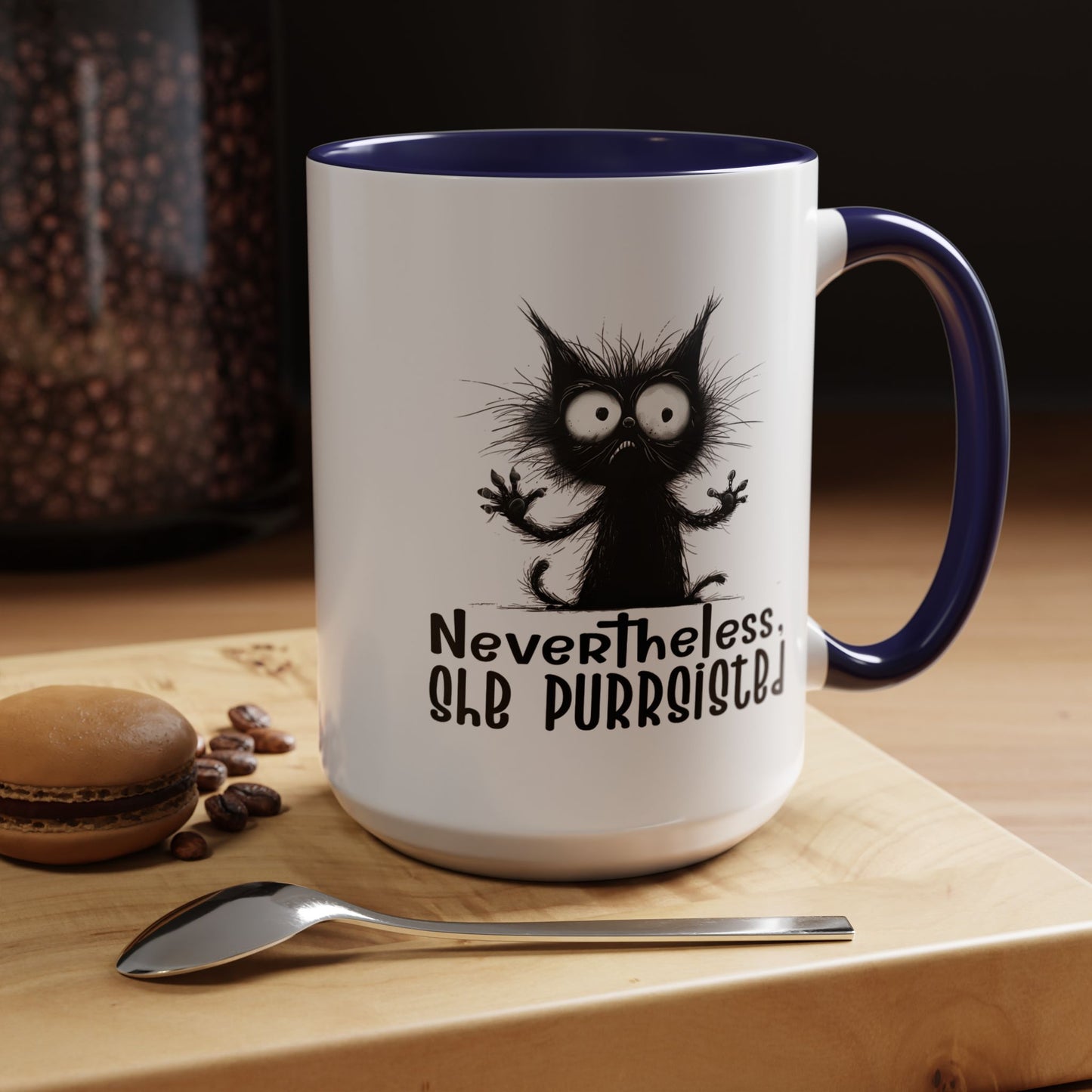 Animal Mug - Nevertheless, She Purrsisted