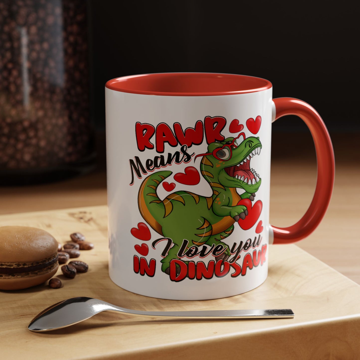 Anniversary Mug - Rawr Means I Love You