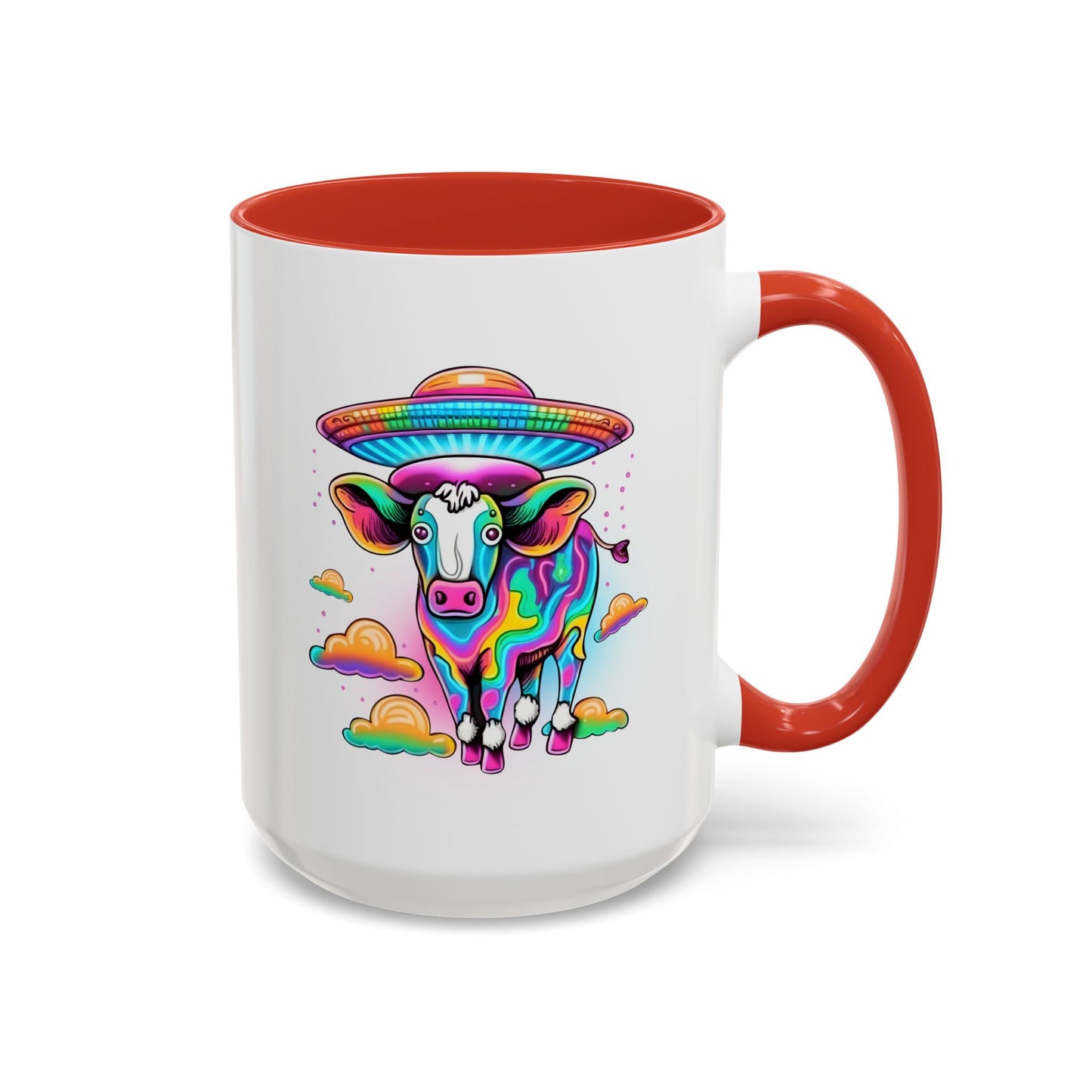 Alien Mug - Multicoloured Cow