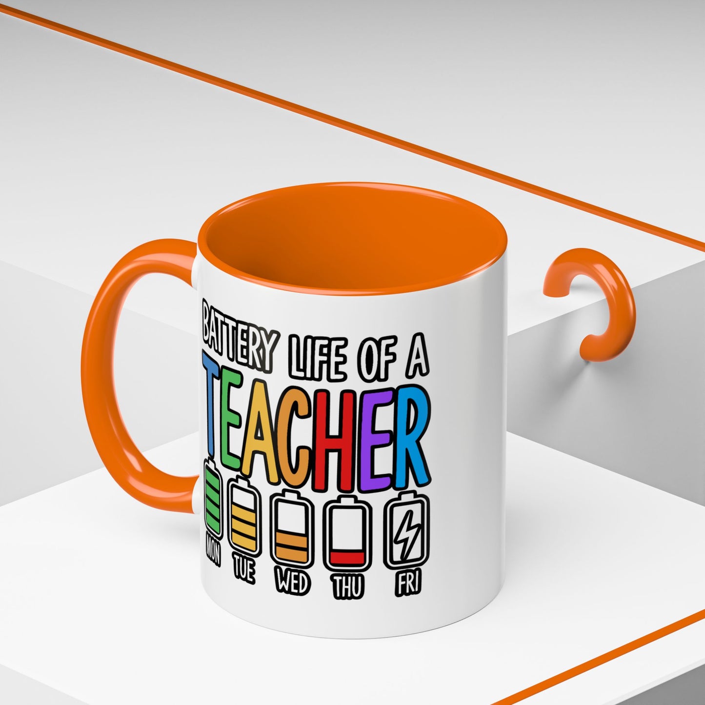 Office Mug - Battery Life of a Teacher