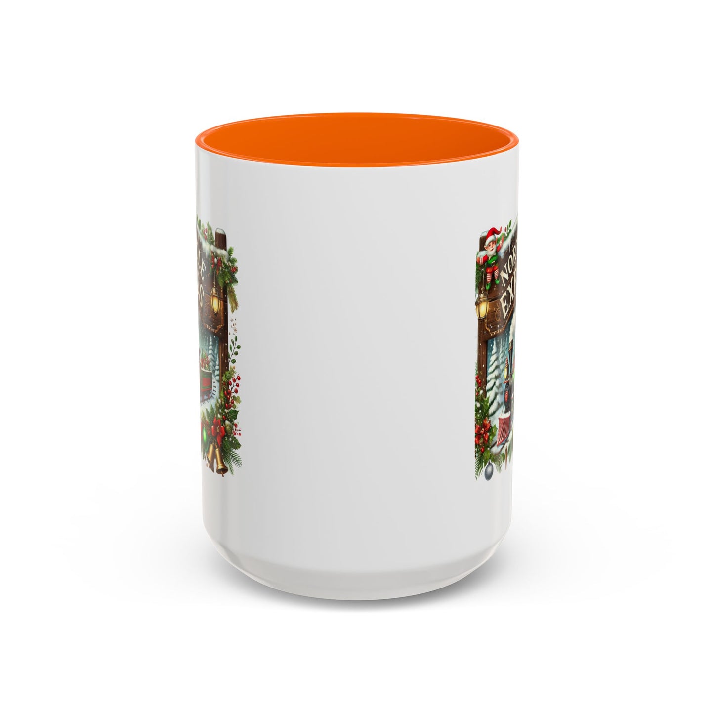 Christmas Mug - North Pole Express Steam Locomotive Ornaments