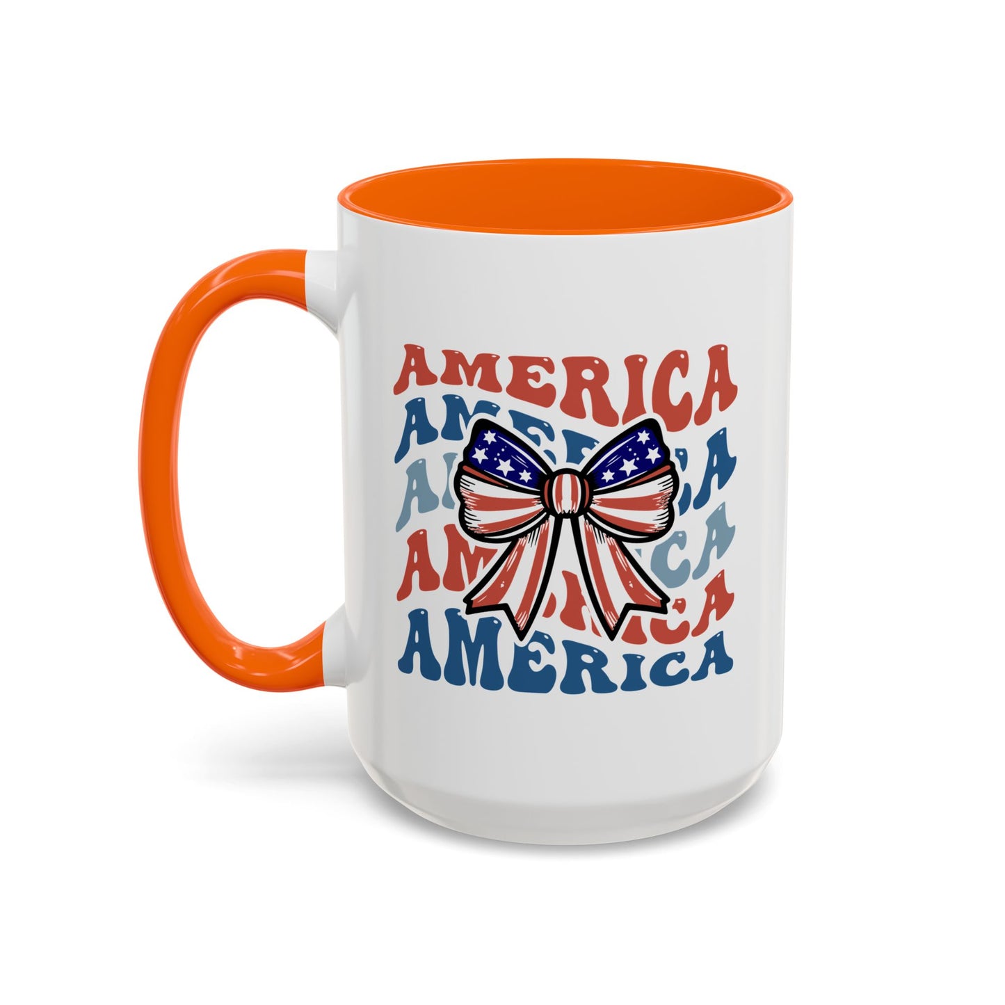 4th of July Mug - America Bow