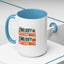 Christmas Mug - Green & Red Text Tree Presents