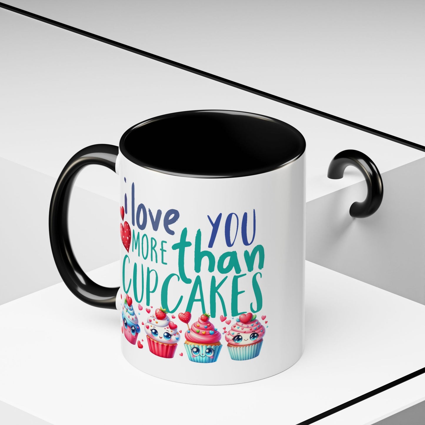Anniversary Mug - I Love You More Than Cupcakes