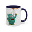 Humor Mug - Monster Drinks Coffee Spill