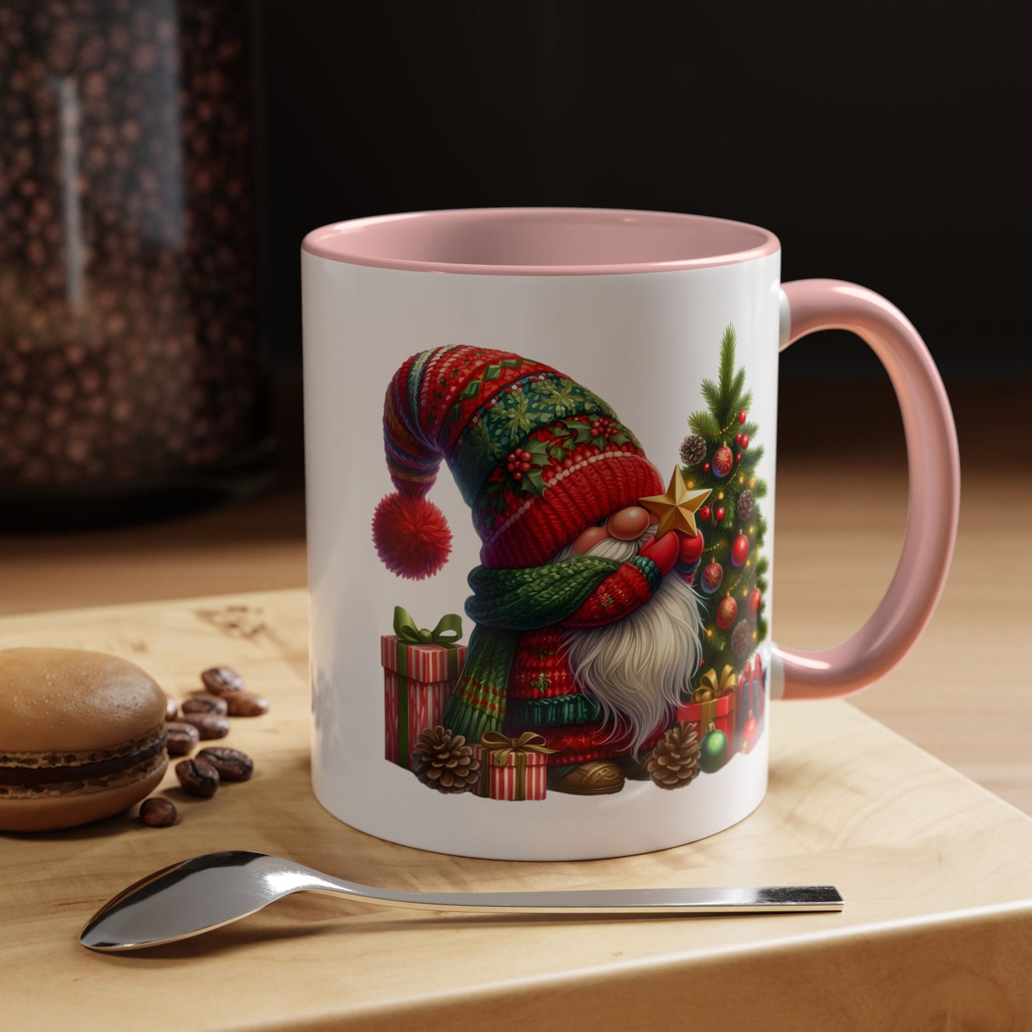 Christmas Mug - Gnome with Christmas Tree Star