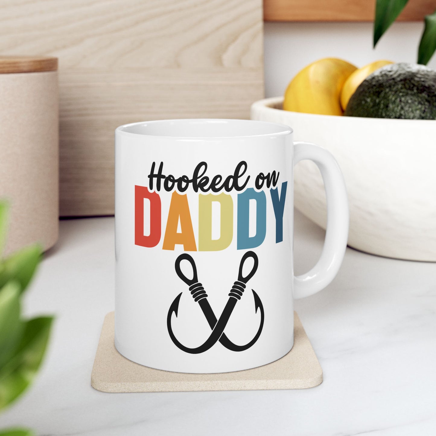 Father's Day Mug - Hooked On Daddy