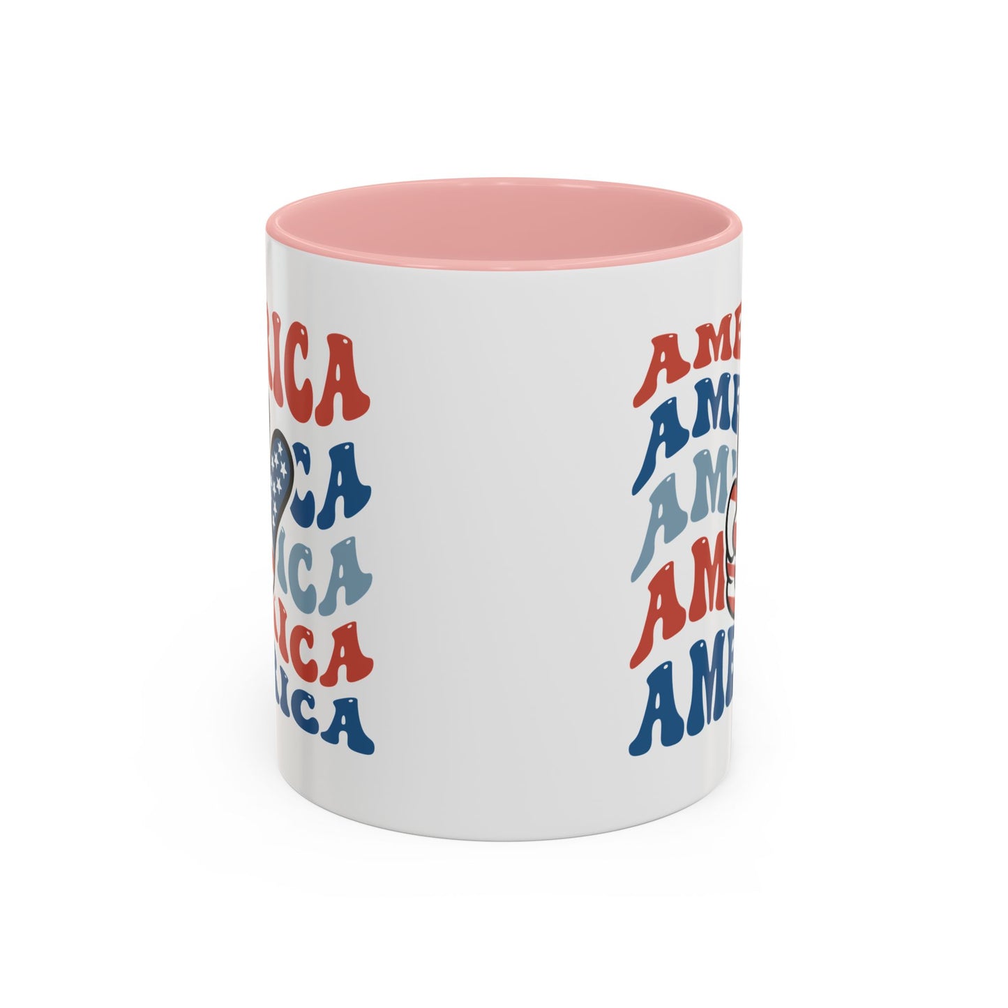 4th of July Mug - America peace Sign