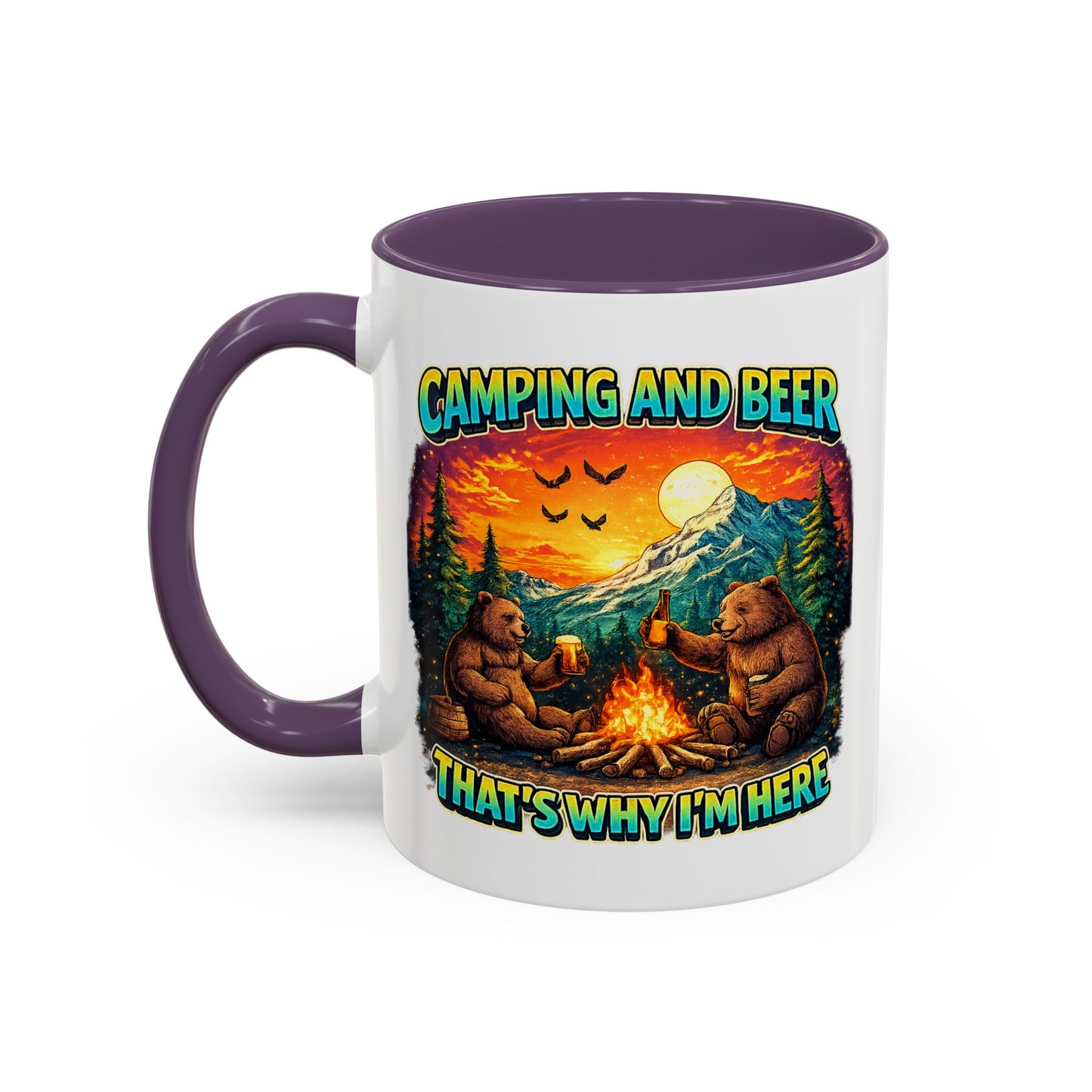 Humor Mug - Camping and Beer