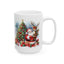Christmas Mug - Santa Reindeer Tree Presents