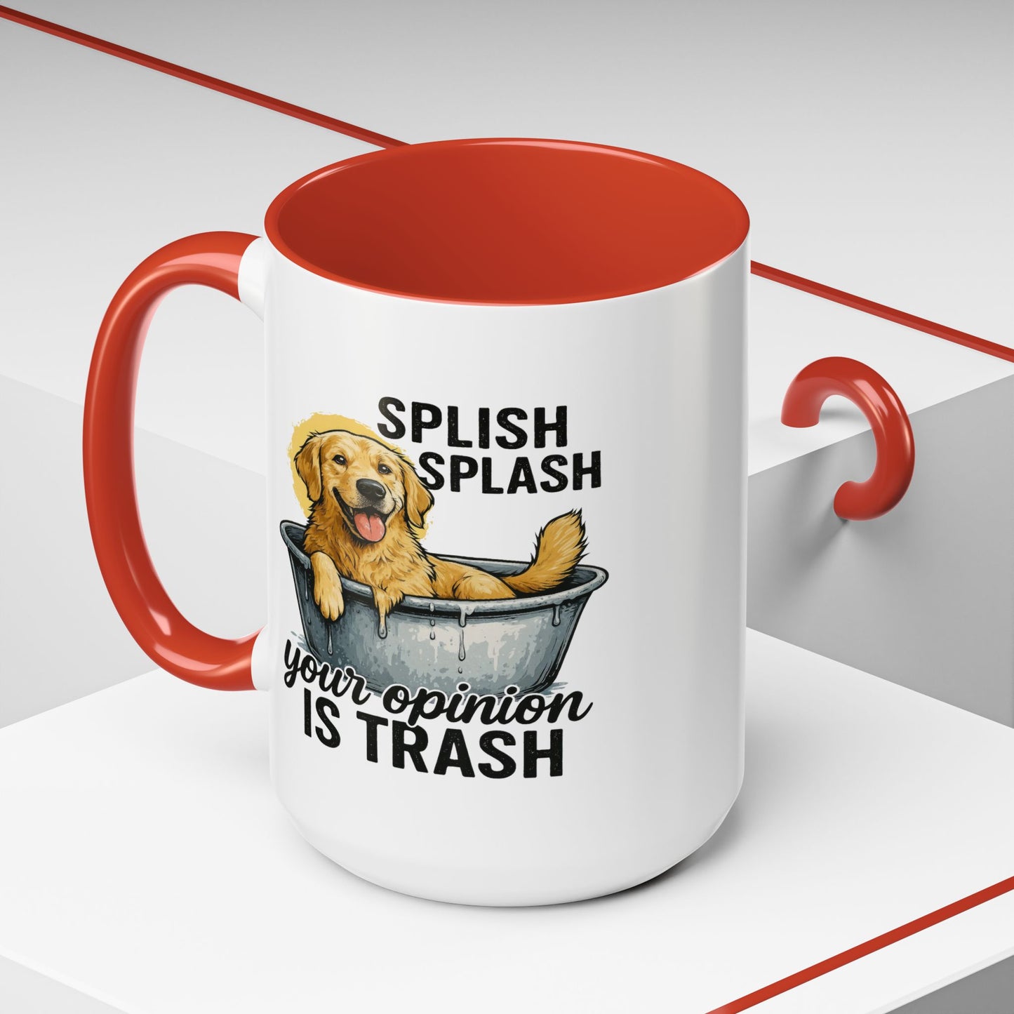 Animal Mug - Splish Splash Your Opinion Is Trash