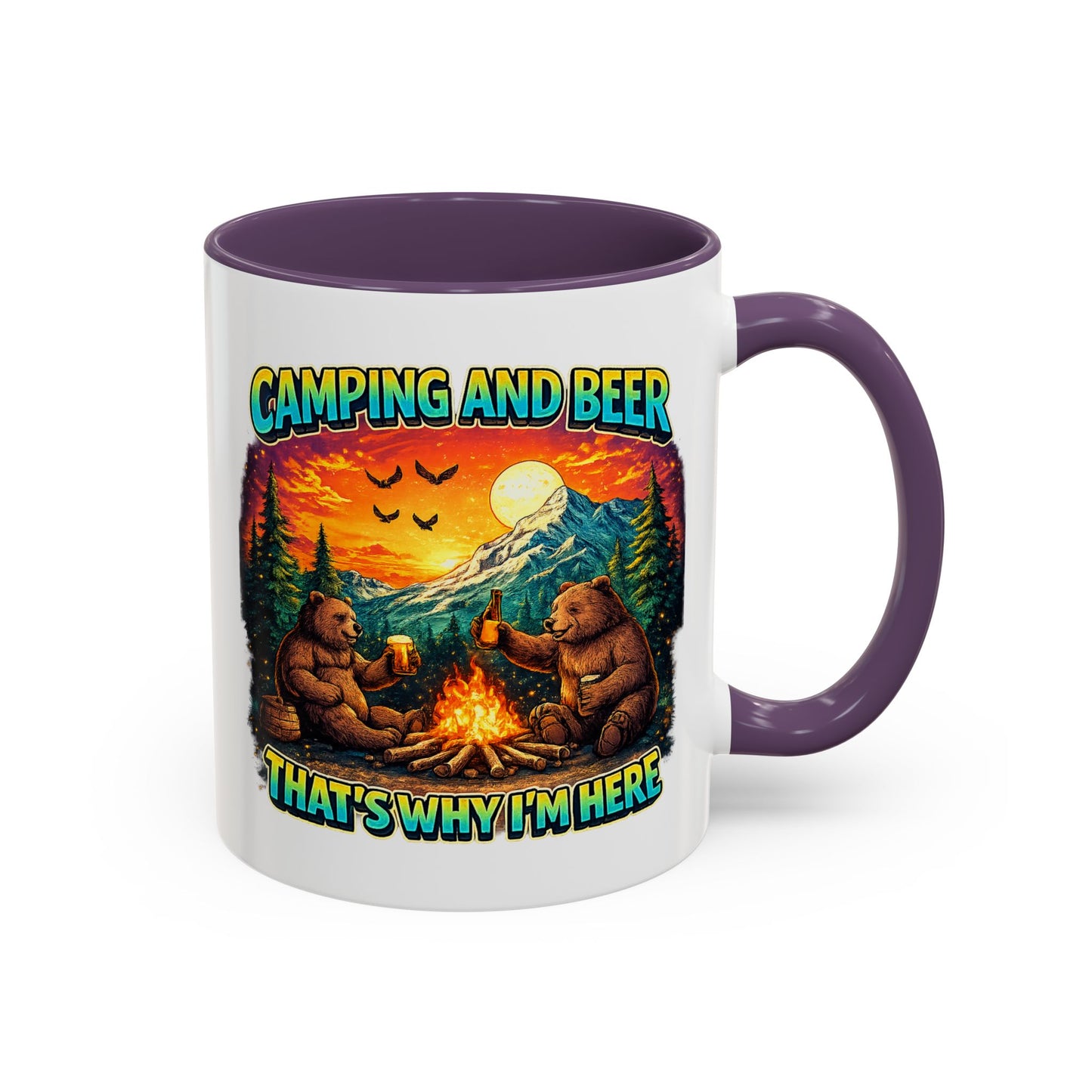 Humor Mug - Camping and Beer