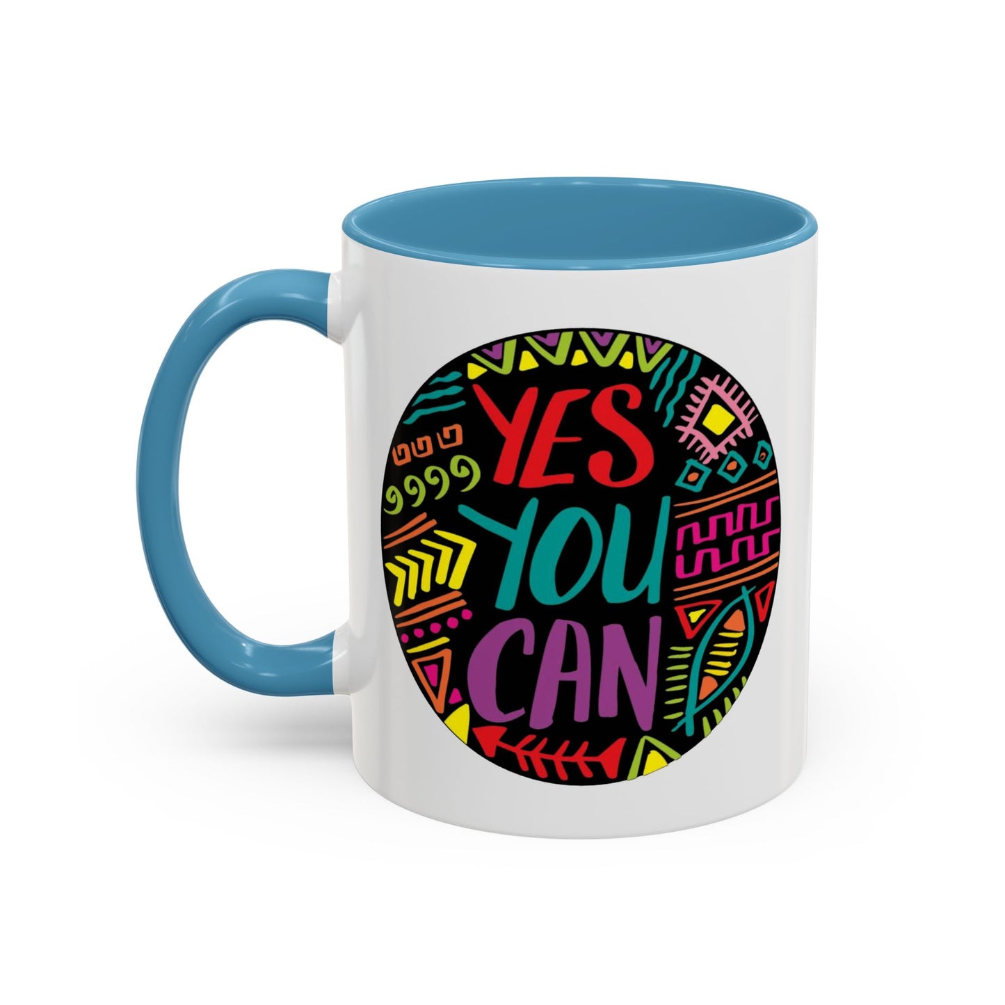 Motivation Mug - Yes You Can Badge