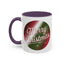 Christmas Mug - Merry Christmas White and Red Text Decoration