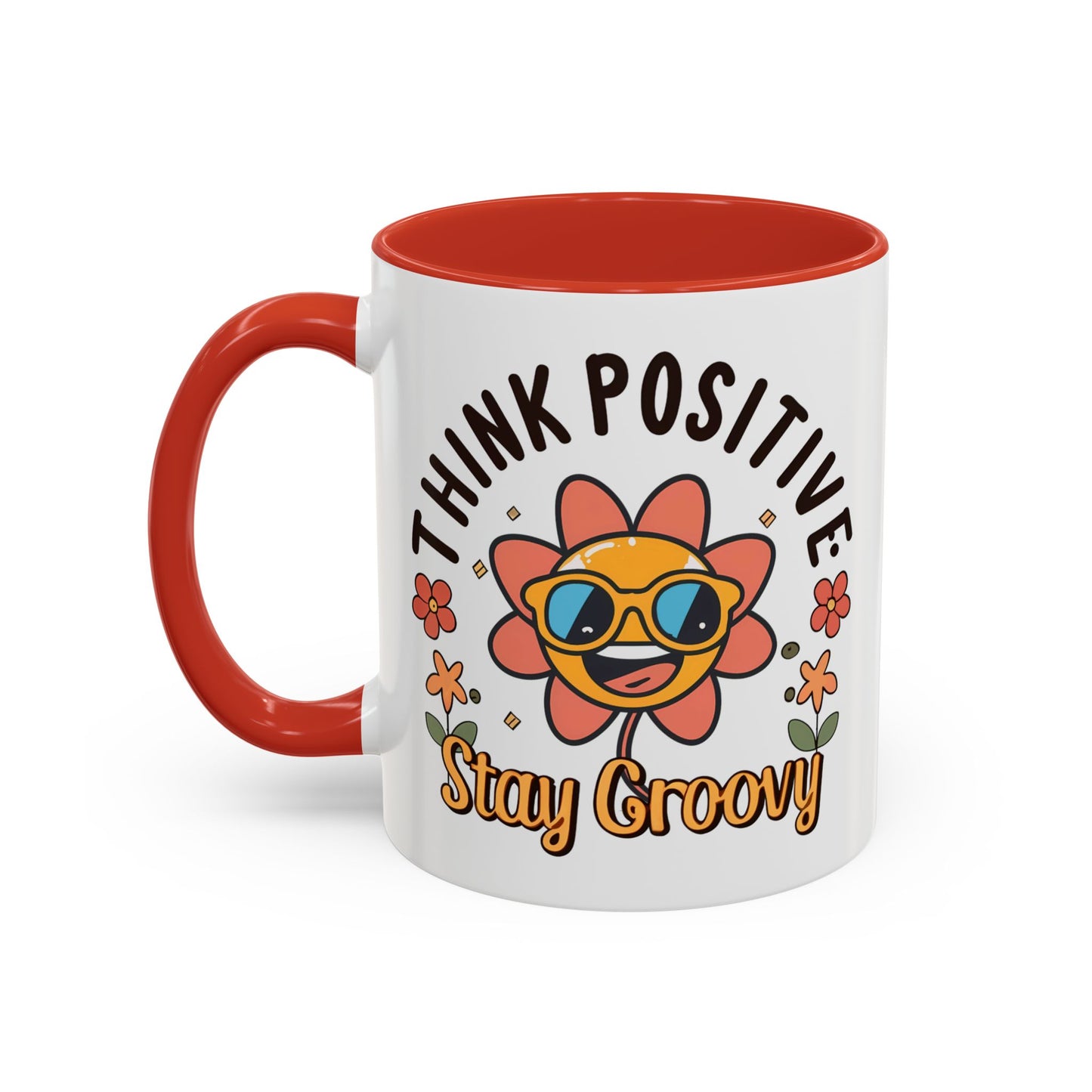 Wellness Mug - Think Positive Stay Groovy