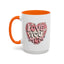 Mother's Day Mug - Love You Mom Retro Heart