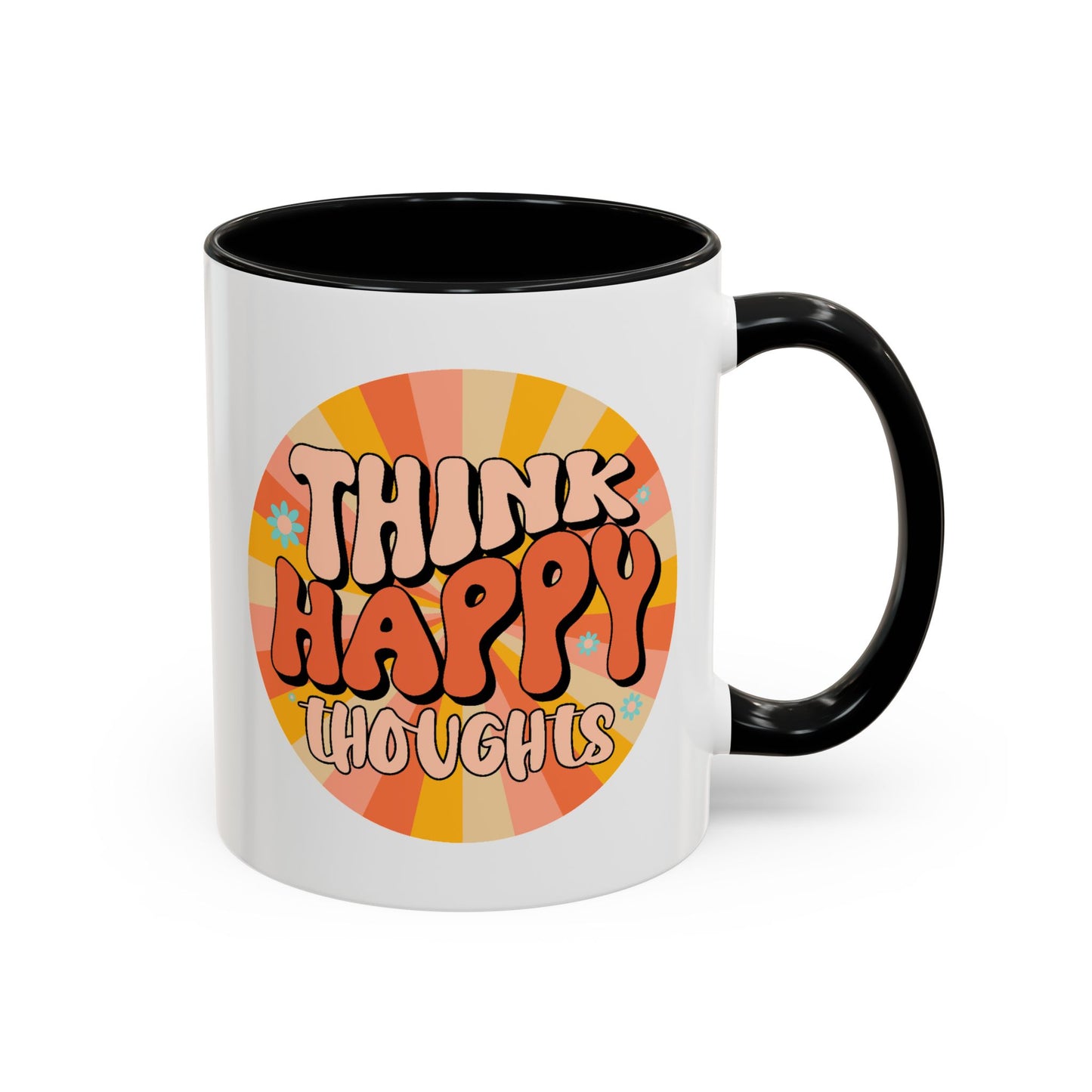 Wellness Mug - Think Happy Thoughts Hippie