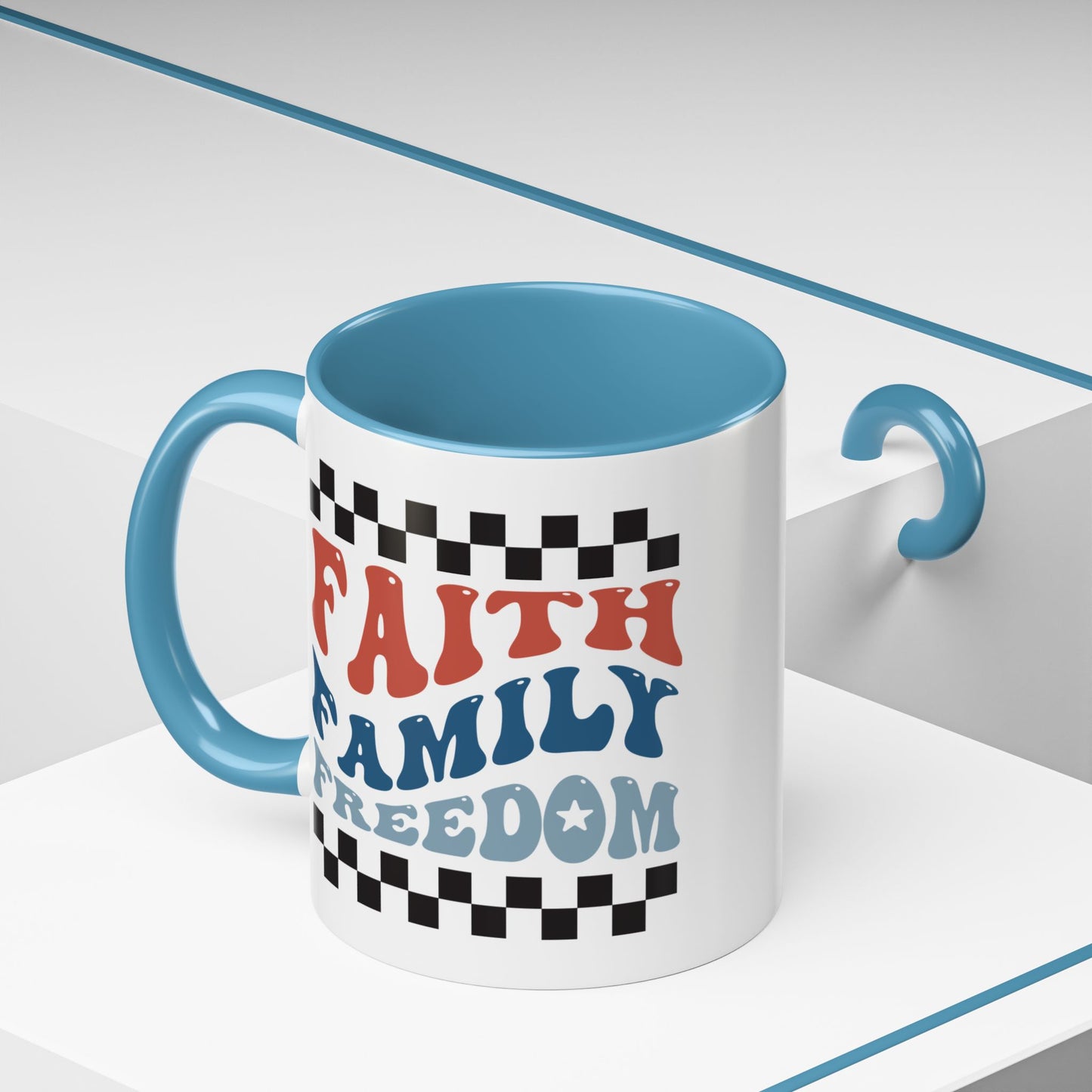 4th of July Mug - Faith Family Freedom