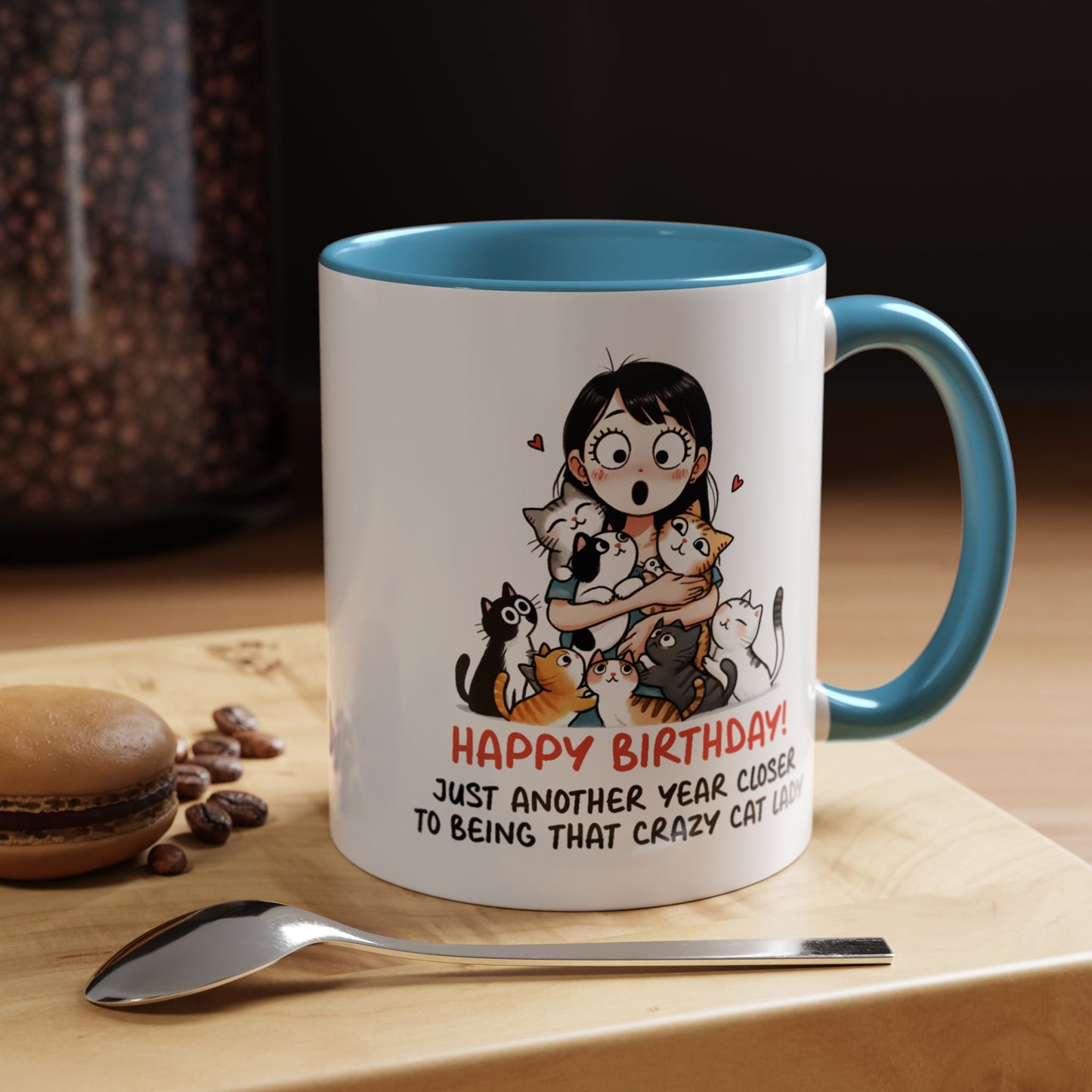 Birthday Mug - Crazy Cat Lady