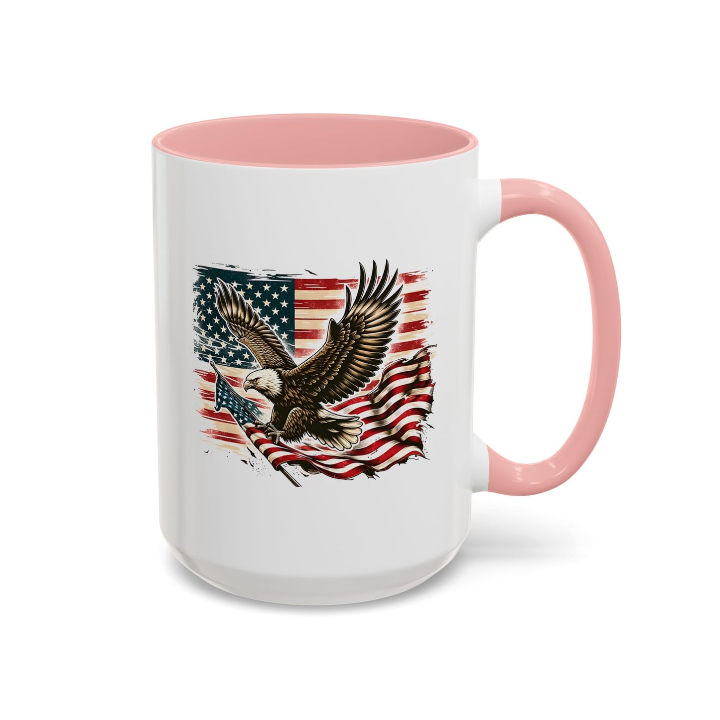 4th of July Mug - American Bald Eagle Flag 9