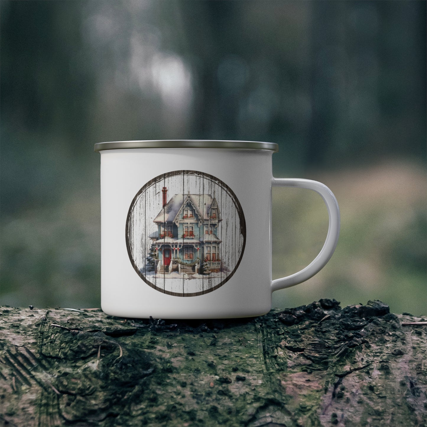 Christmas Mug - Snow Covered House