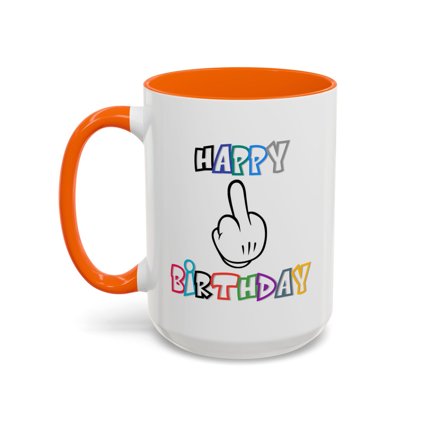 Adult Mug - Happy Birthday Middle Finger