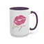 Valentine's Day Mug - Love You Lips Kiss