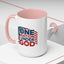 Religious Mug - One Nation Flag Cross