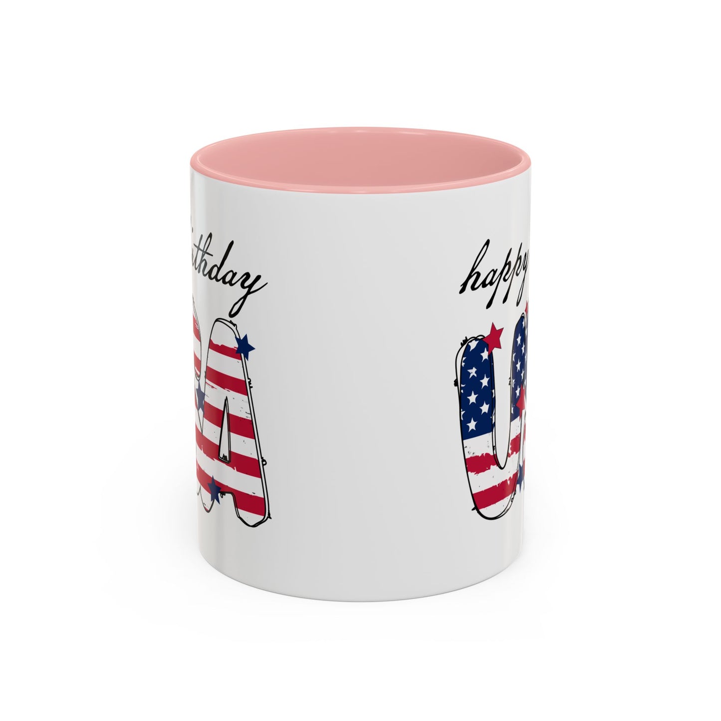 4th of July Mug - Happy Birthday USA