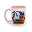 Halloween Mug - Winking Ghost With Pumpkin