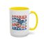 4th of July Mug - America peace Sign