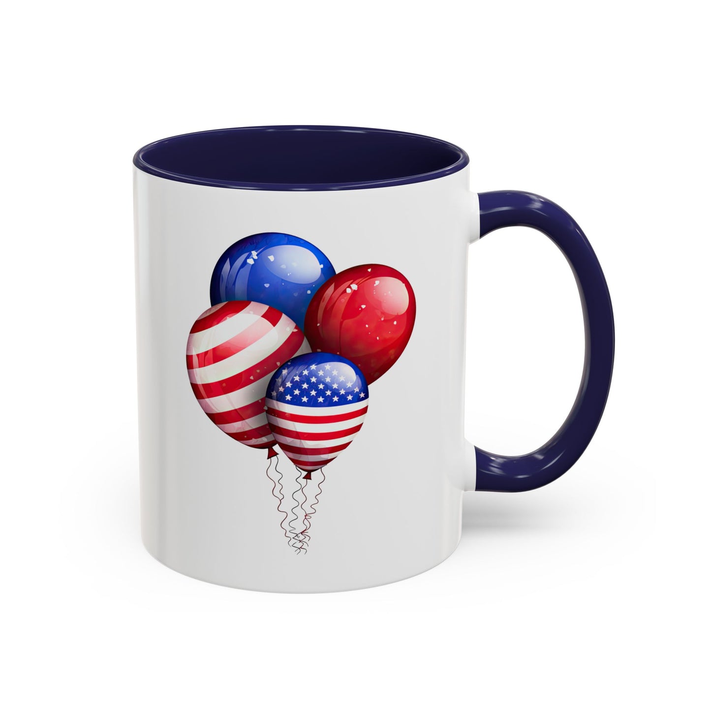 4th of July Mug - American Balloons