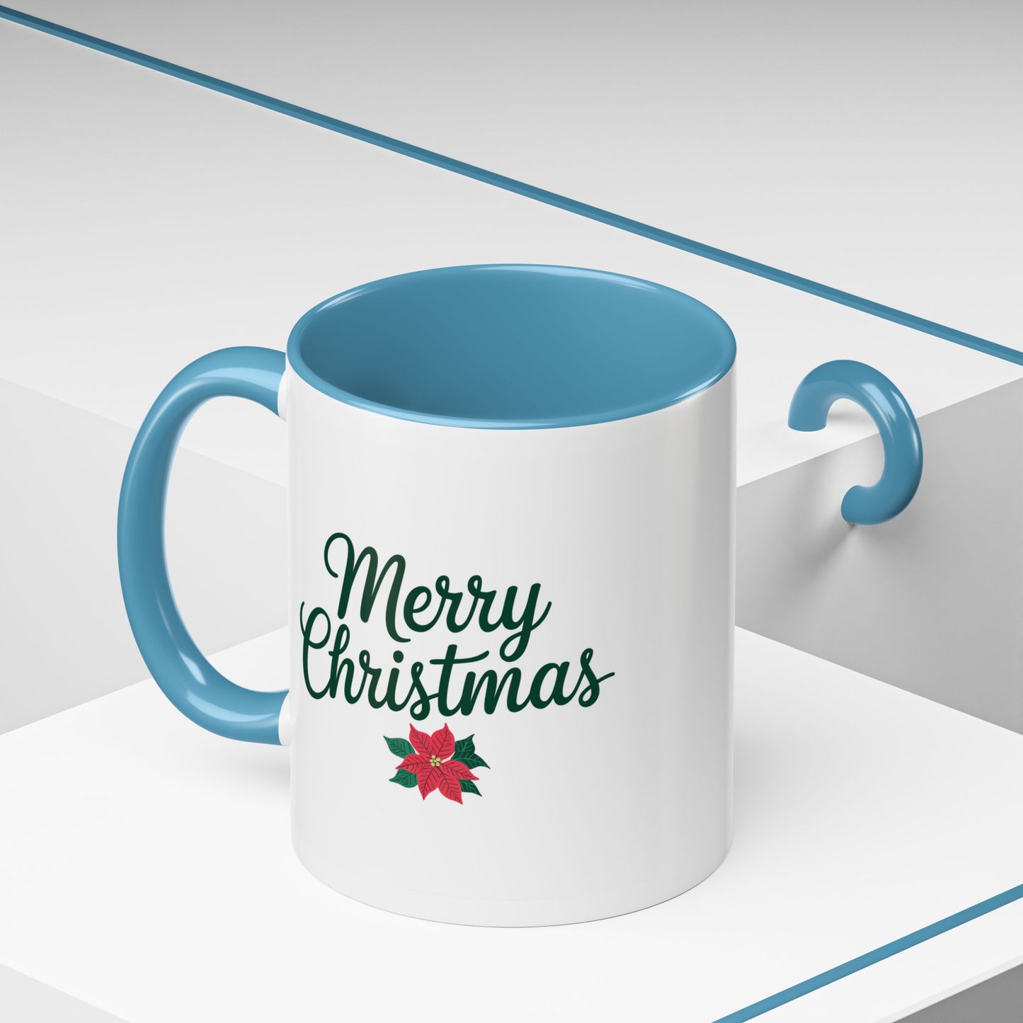 Christmas Mug - Merry Christmas Green Text