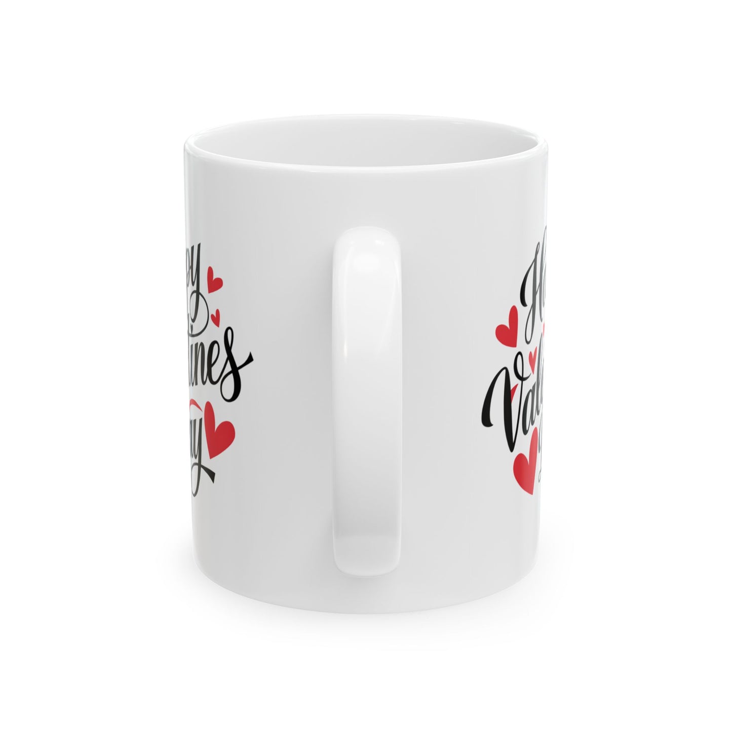 Valentine's Day Mug - Happy Calligraphy Text