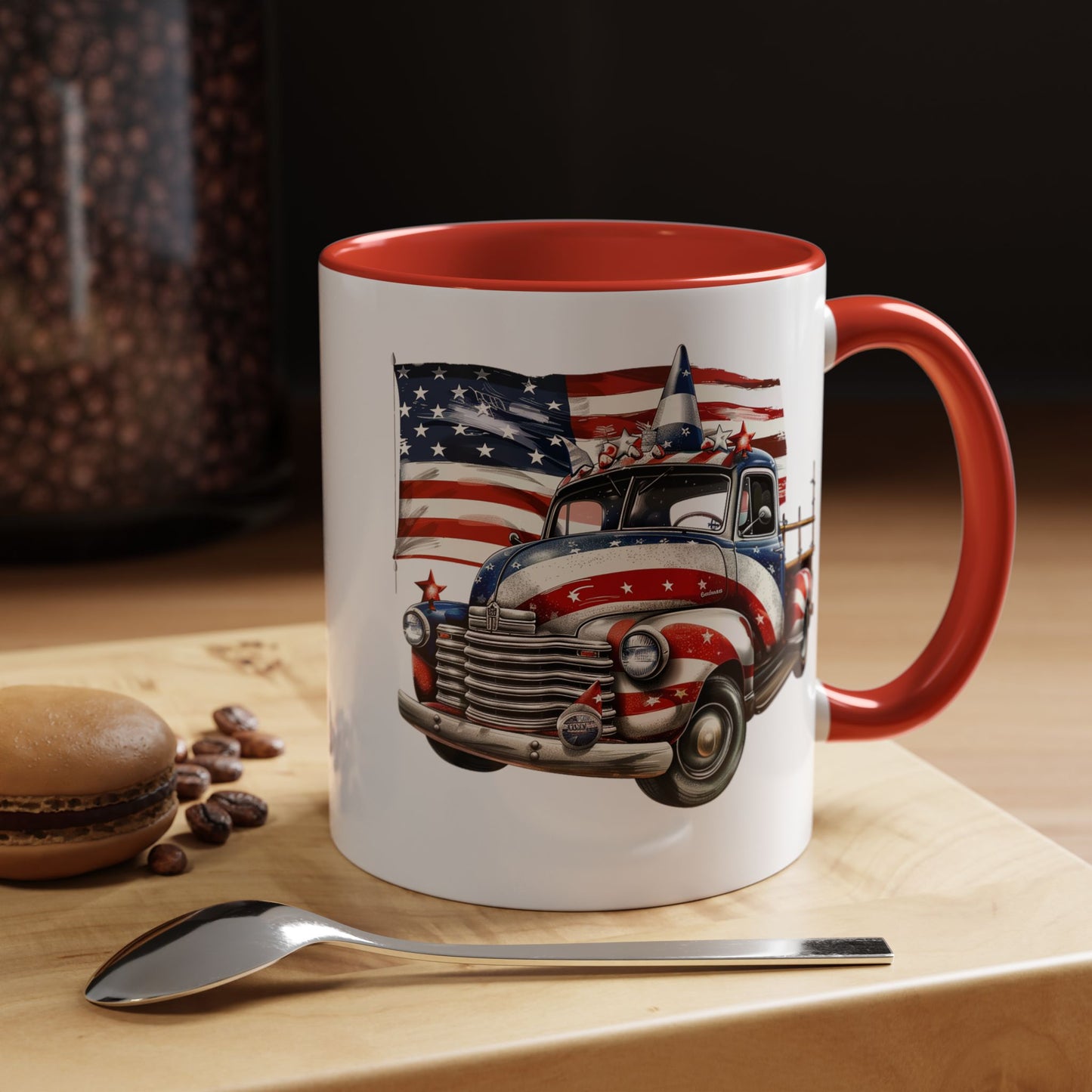 4th of July - Old Truck & Flag 2