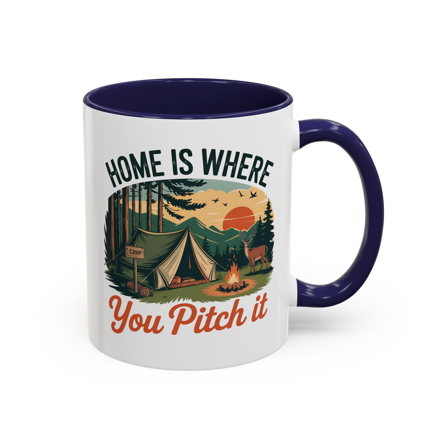 Adventure Mug - Home Is Where You Pitch It