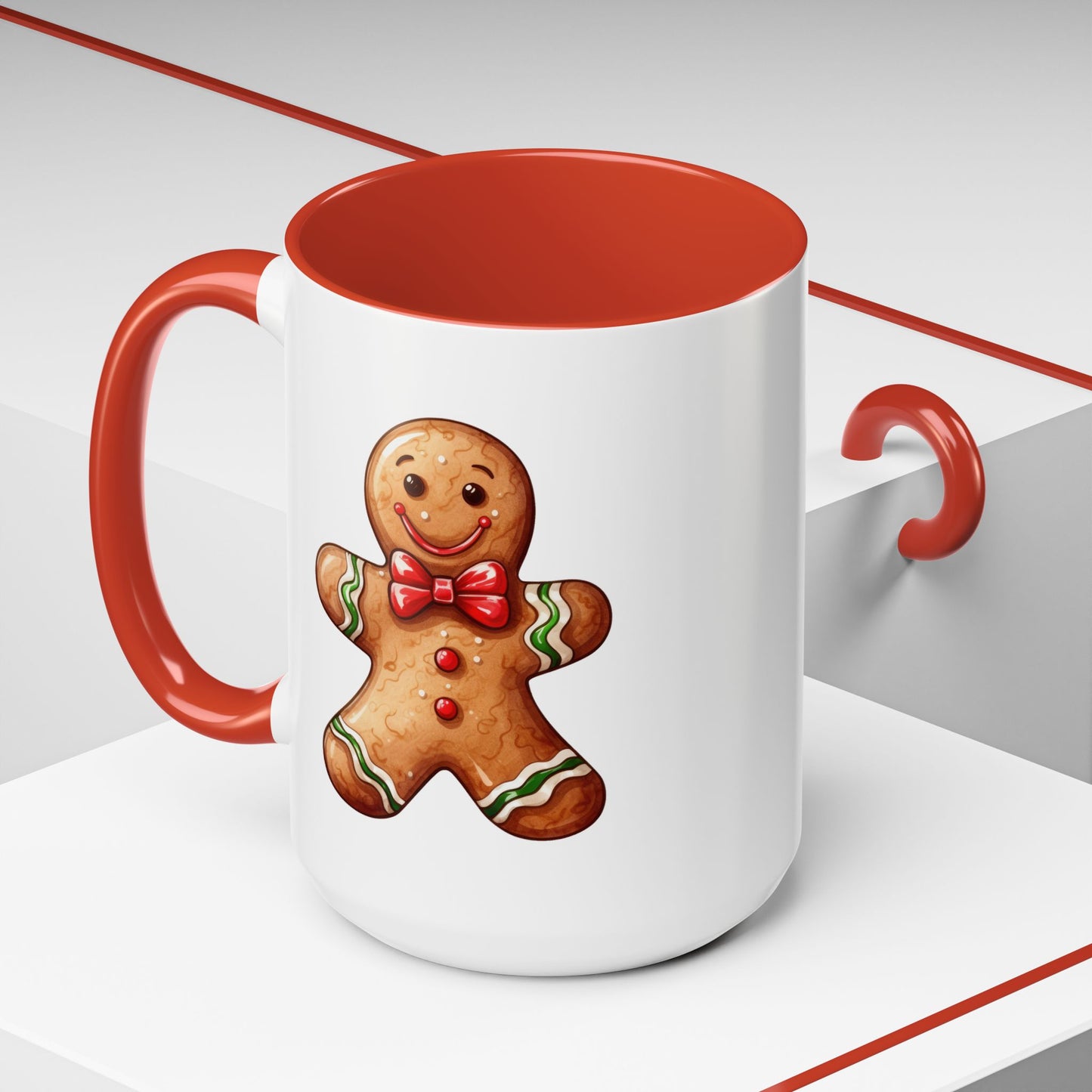 Christmas Mug - Smiling Gingerbread Man