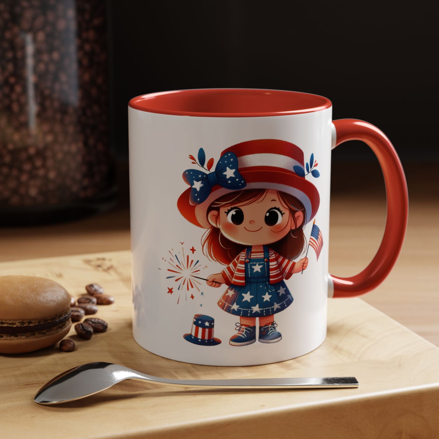 4th of July - American Girl Flag
