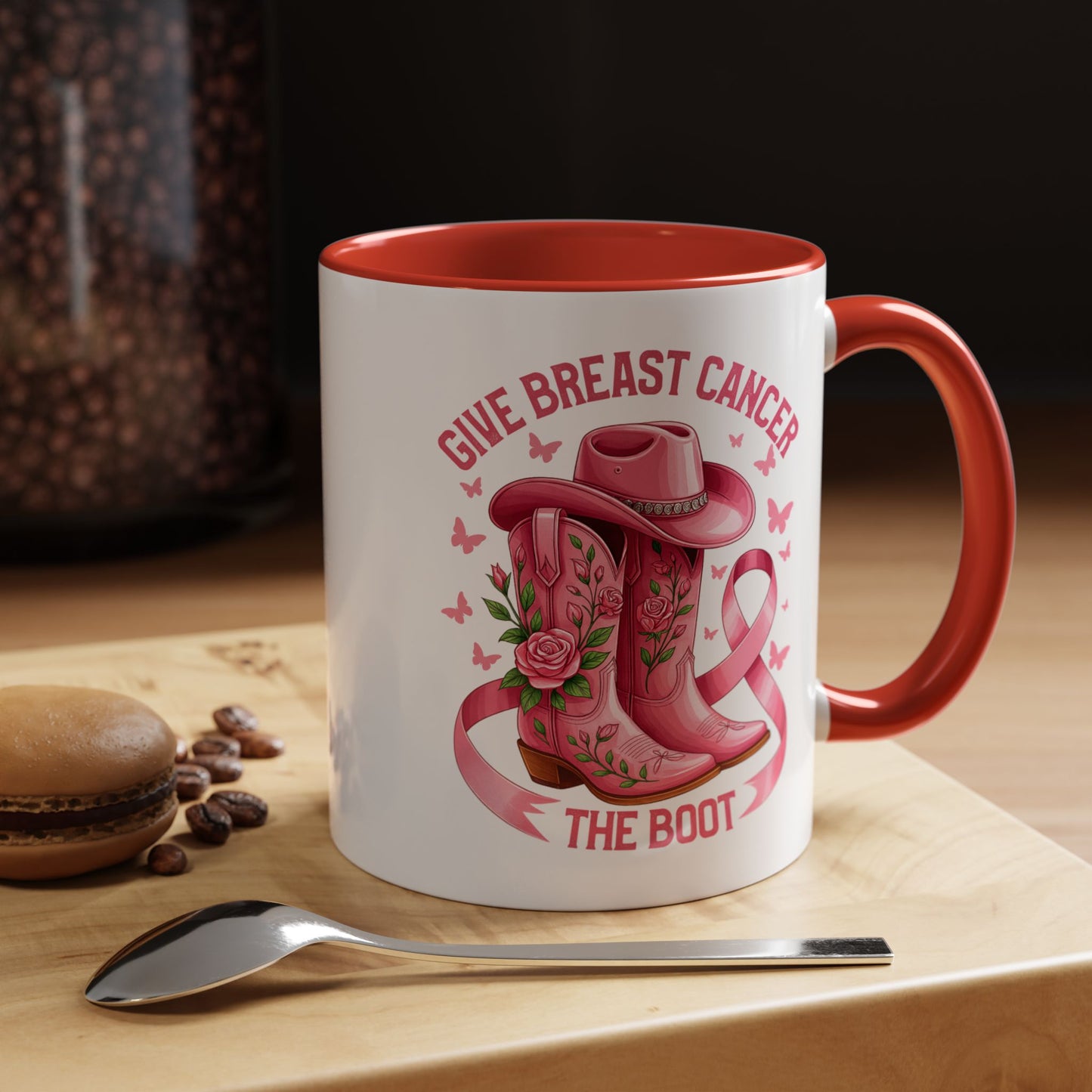 Support Mug - Give Cancer The Boot