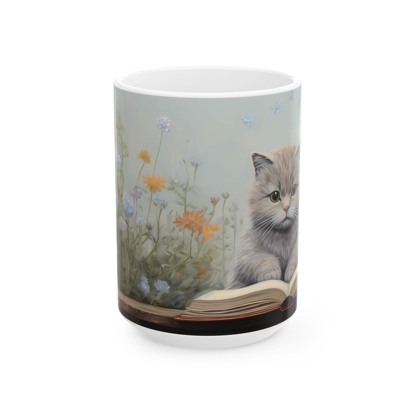 Artistic Mug - Felted Cat