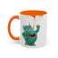 Humor Mug - Monster Drinks Coffee Spill