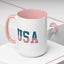 4th of July Mug - USA American Flag