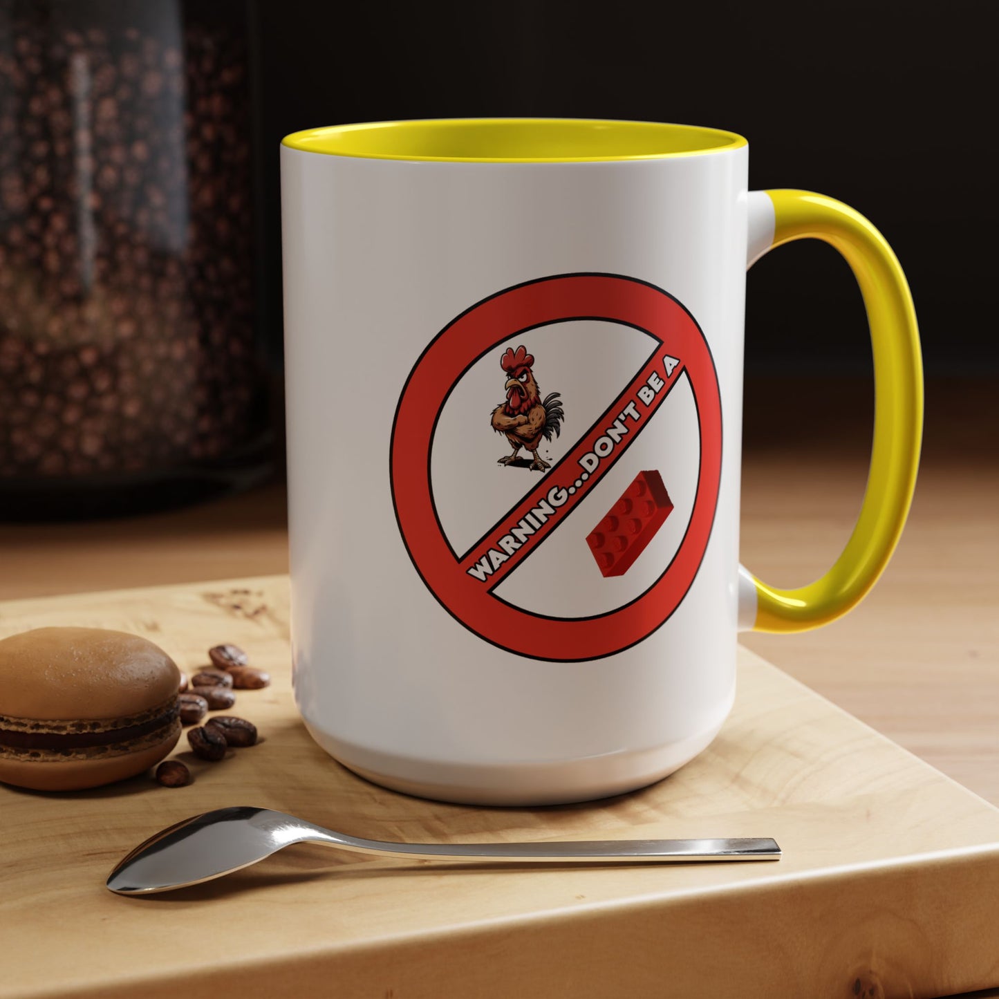 Adult Mug - Warning Don't Be A Cock Blocker