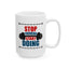Motivation Mug - Stop Thinking Start Doing Workout