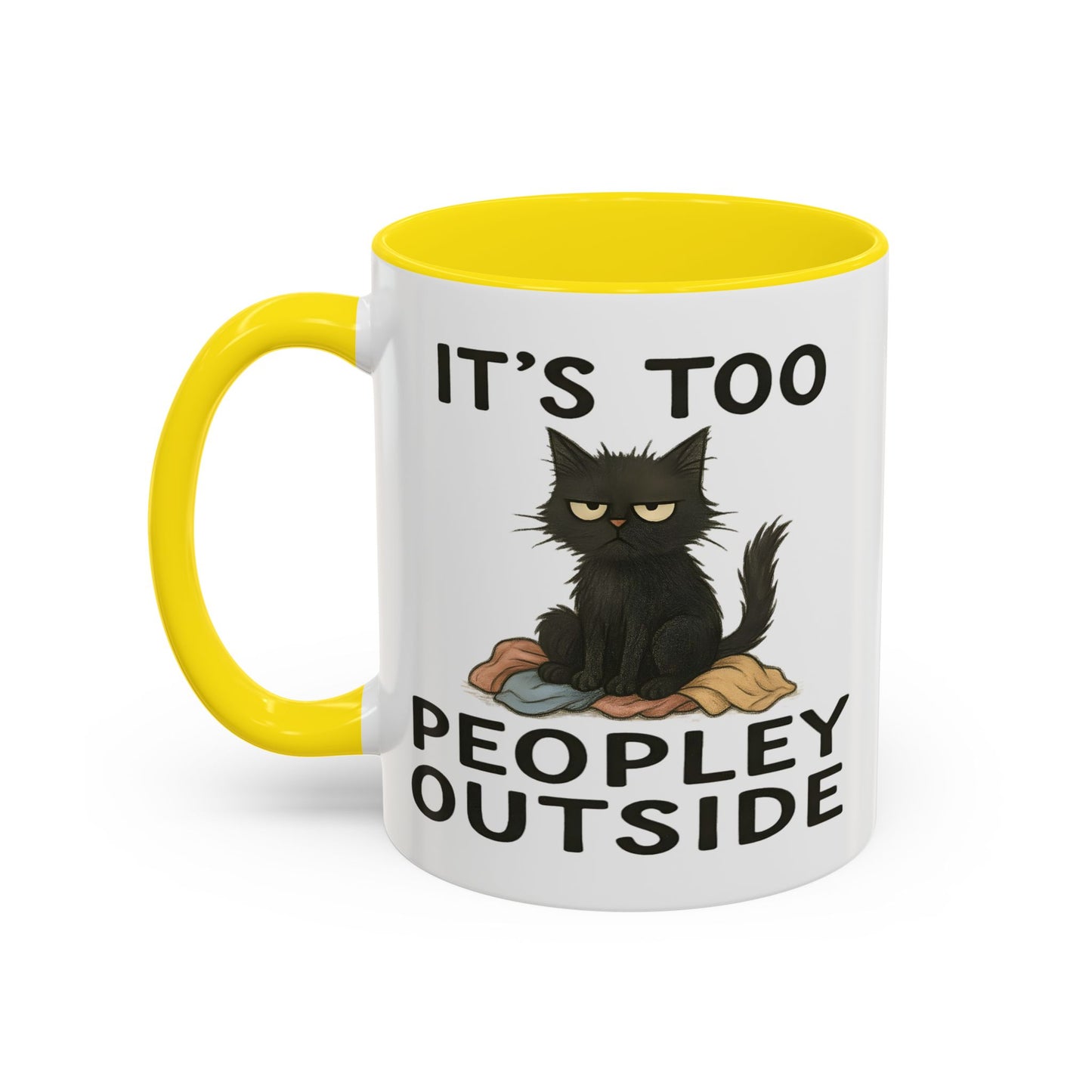 Animal Mug - It's Too Peopley Outside