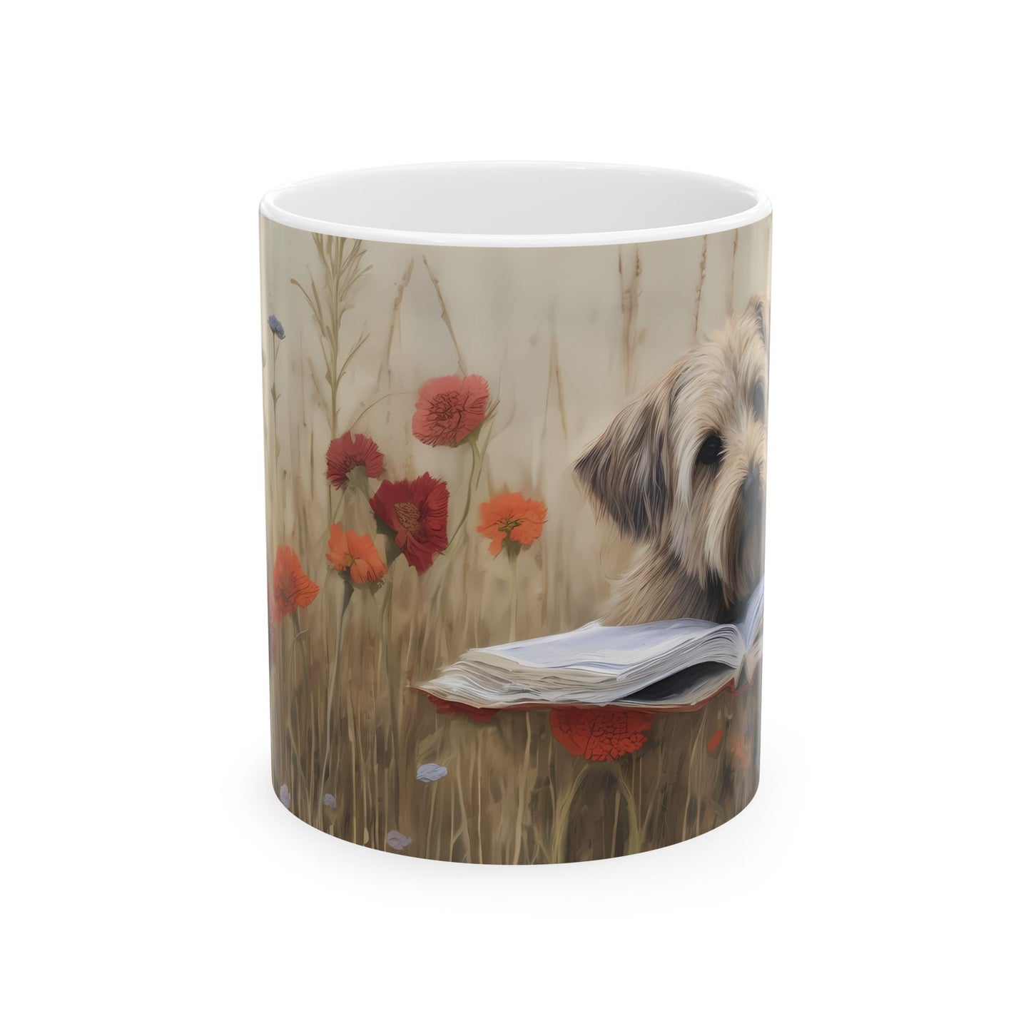 Artistic Mug - Felted Dog 3