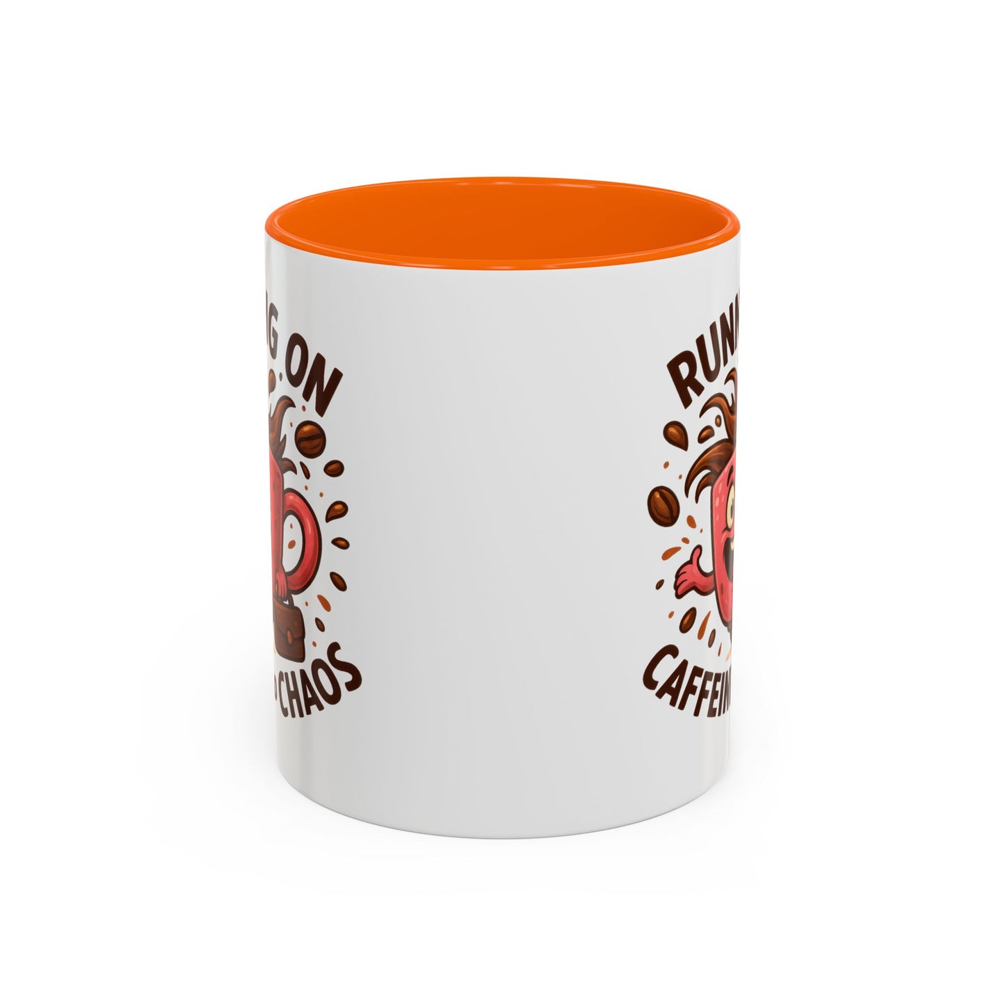Humor Mug - Running On Caffeine and Chaos